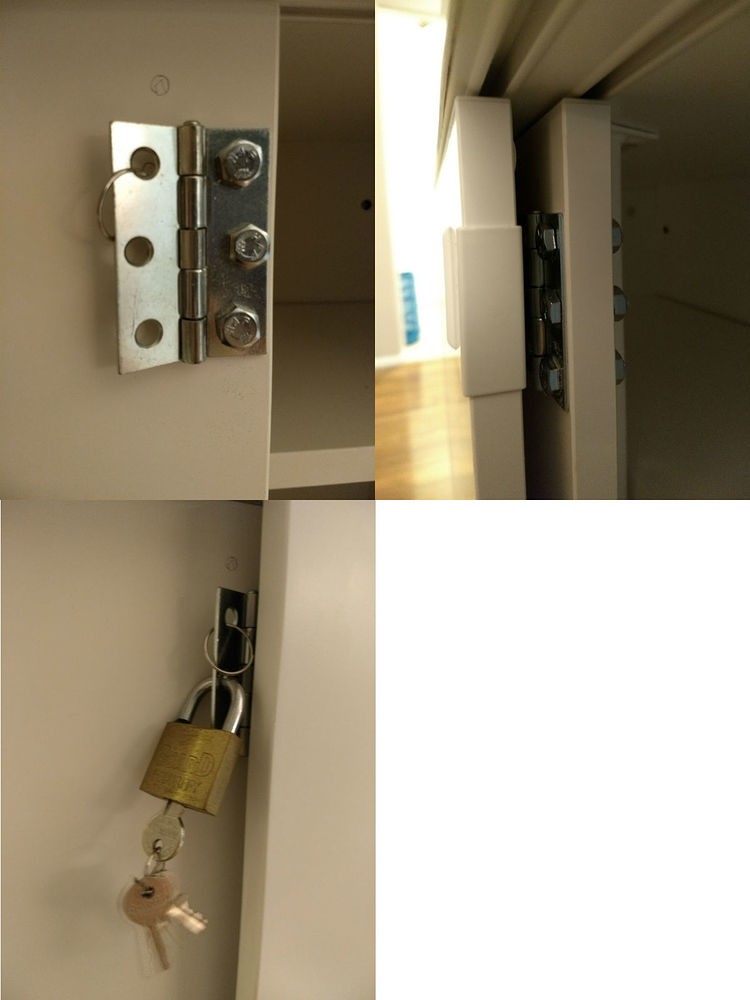 Wardrobe lock sliding doors tips? Tools Airbnb hosts forum