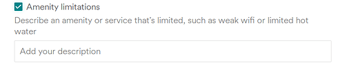 Airbnb-AmenityLimitations