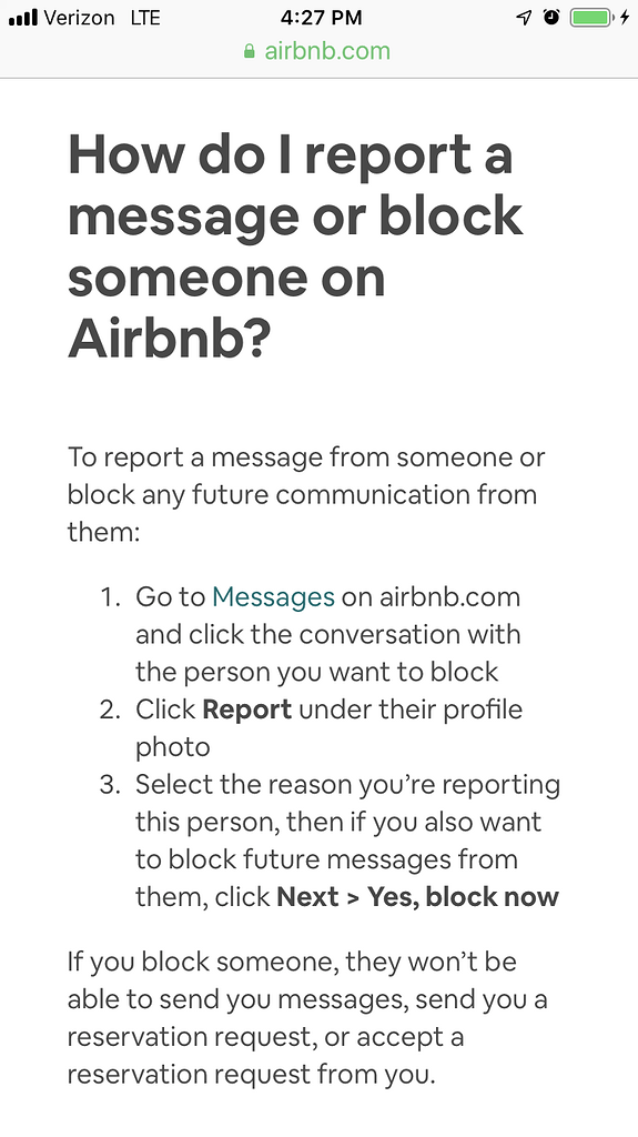 ¿Puedo bloquear el invitado de Airbnb?