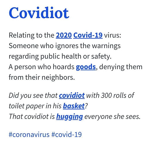 COVIDIOT