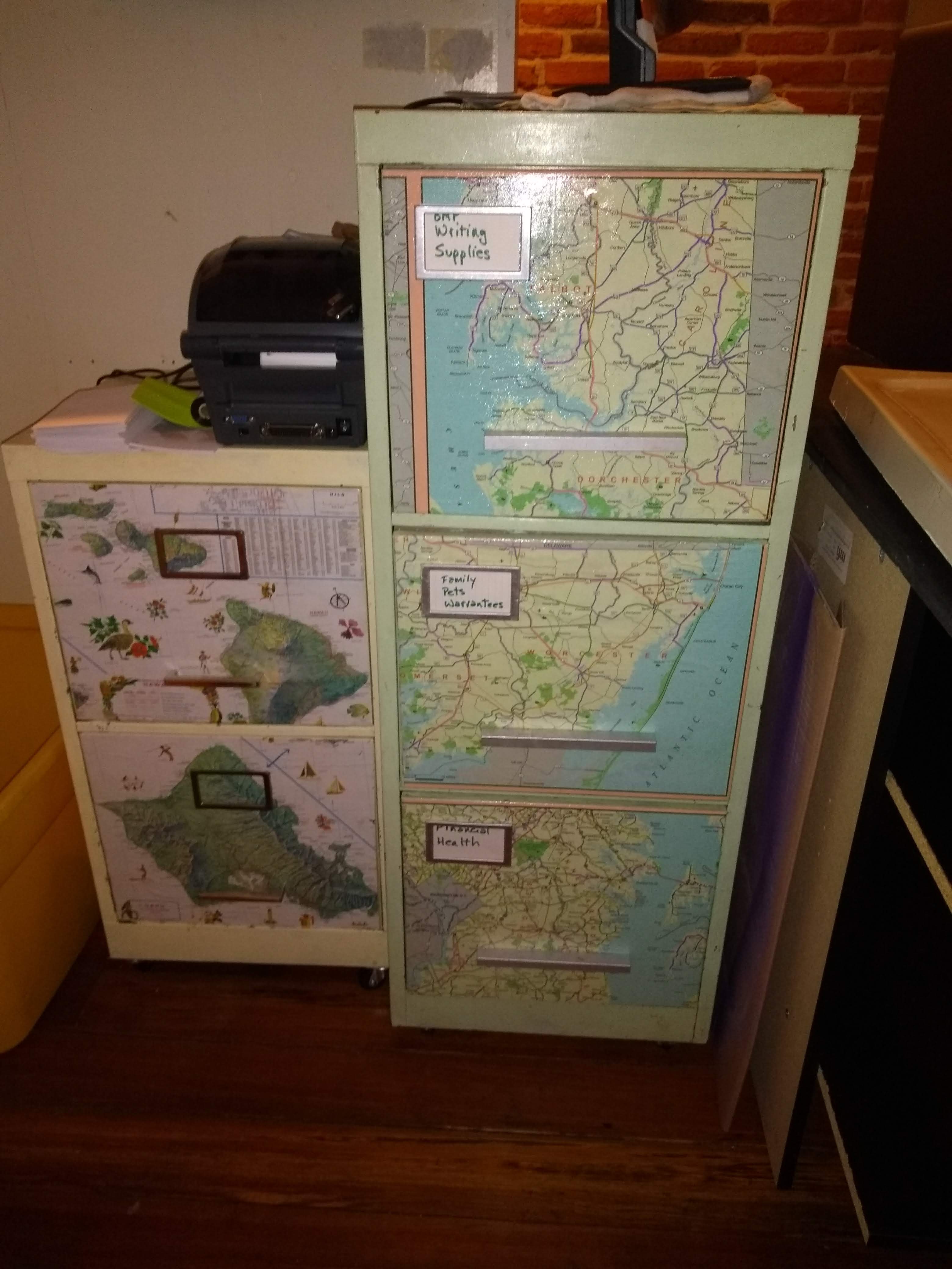 Upcycling Maps And Mod Podge We Are Your Airbnb Hosts Forum