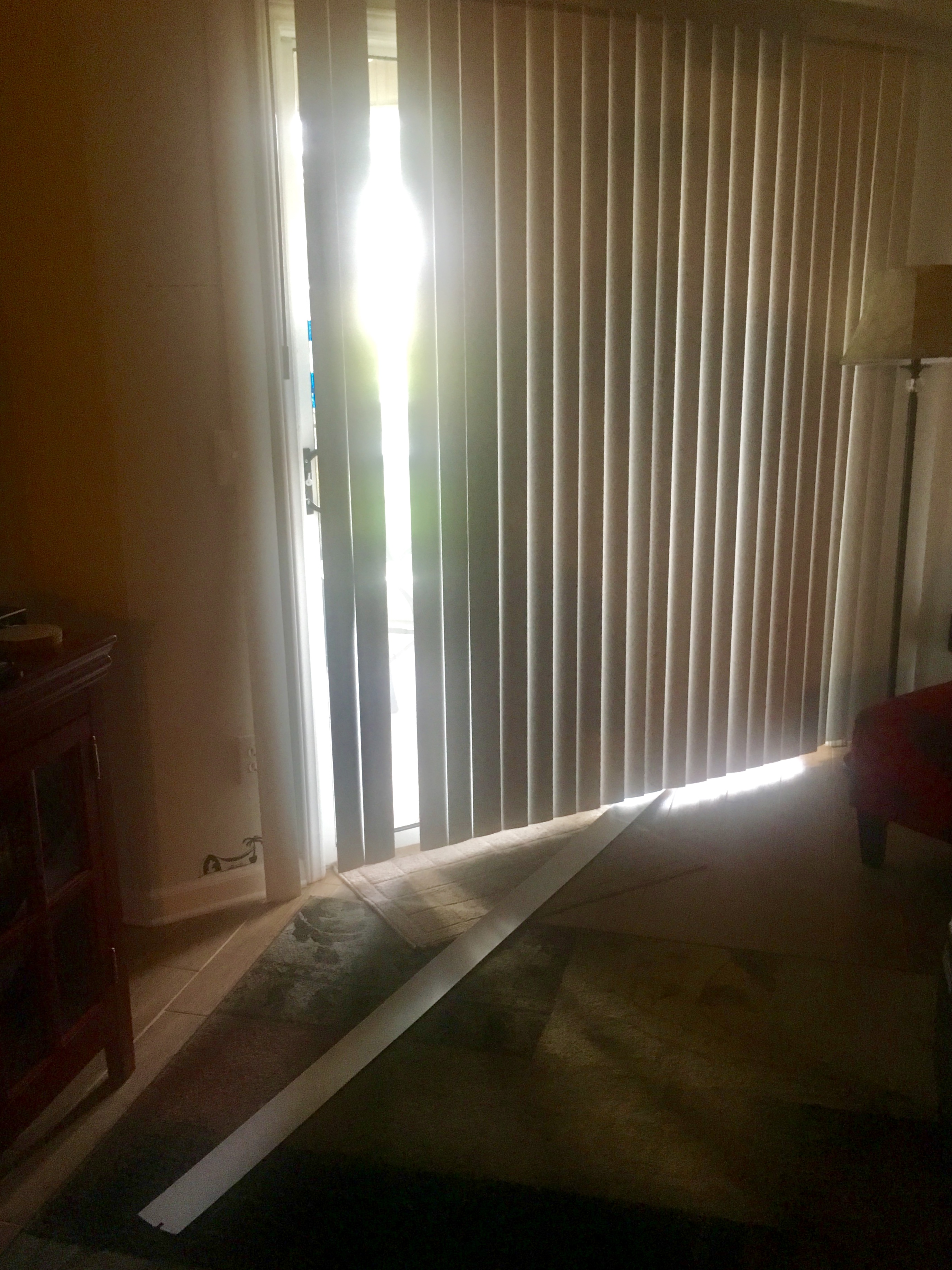 Vertical Blinds Or Curtains On Sliding Glass Door Hosting We