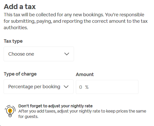 How to Add Taxes to Airbnb Listing? 2